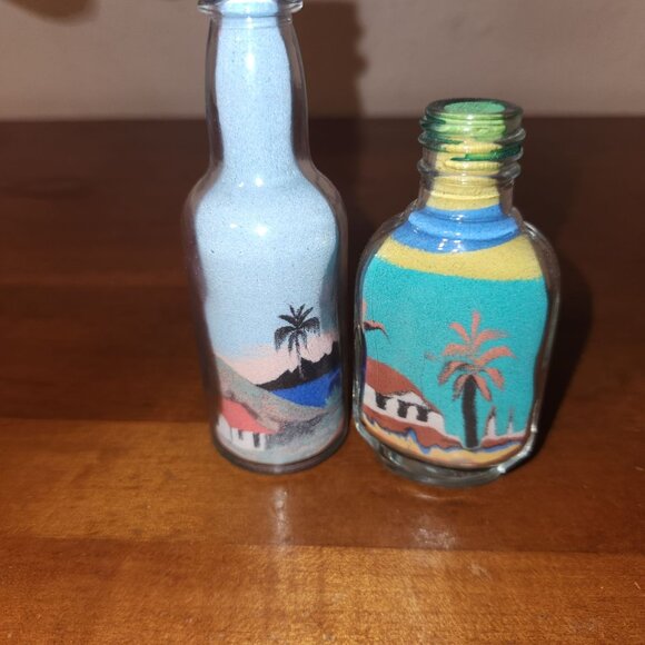 Colorful Miniature Sand Art Bottles Handmade in USA - Picture 4 of 5